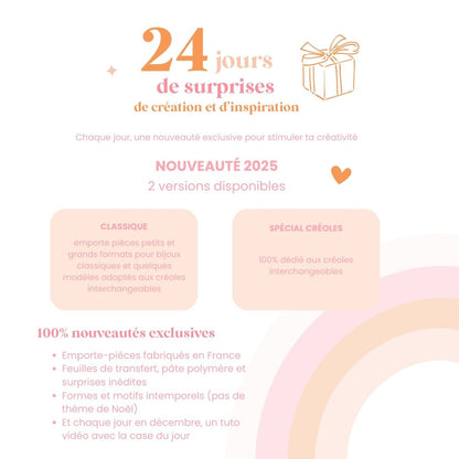 CALENDRIER DE L'AVENT PATE POLYMÈRE