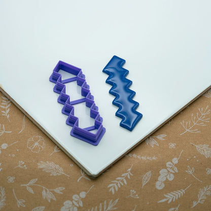 Emporte-piece barrette Zigzag