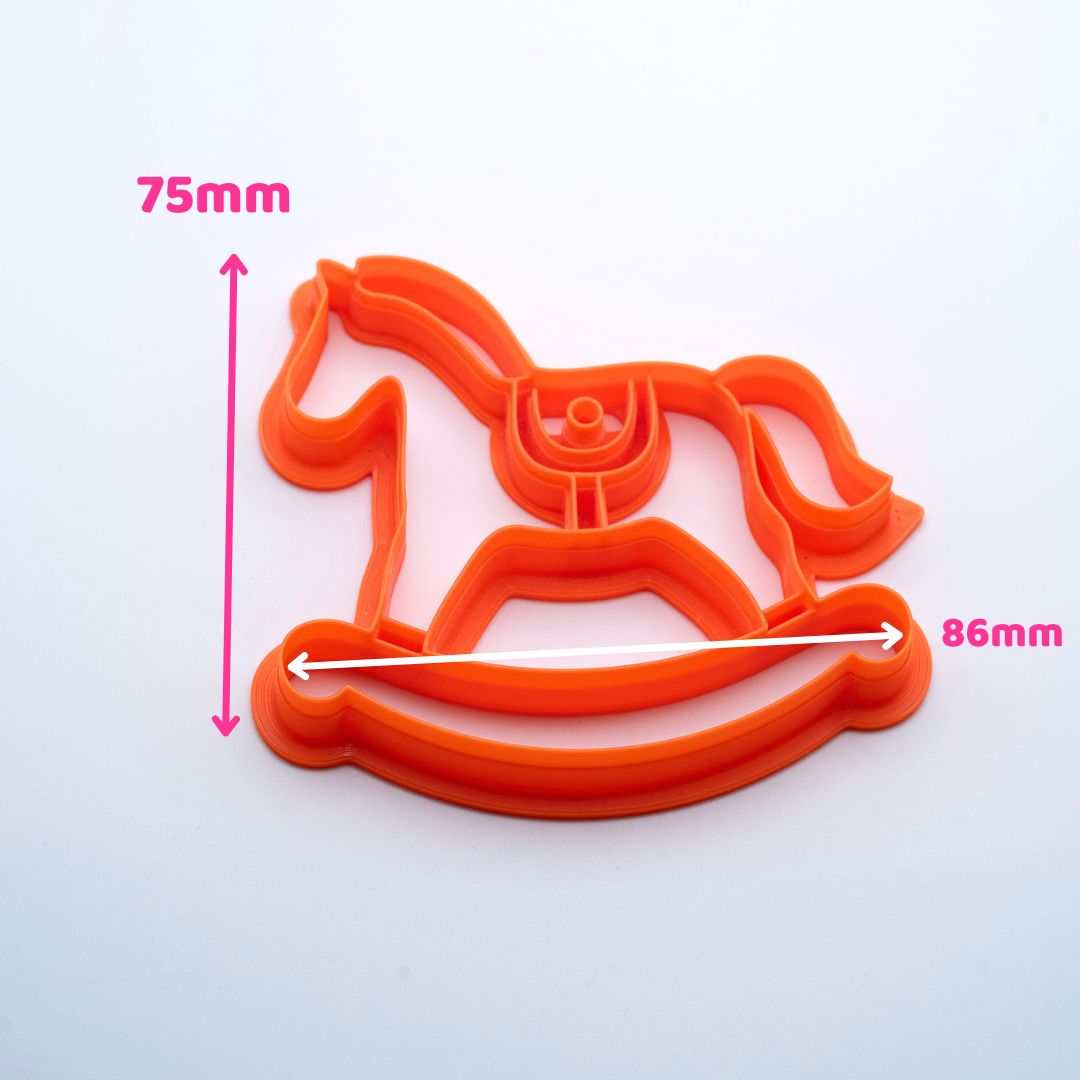 Emporte-pièce Cheval à bascule pour décoration