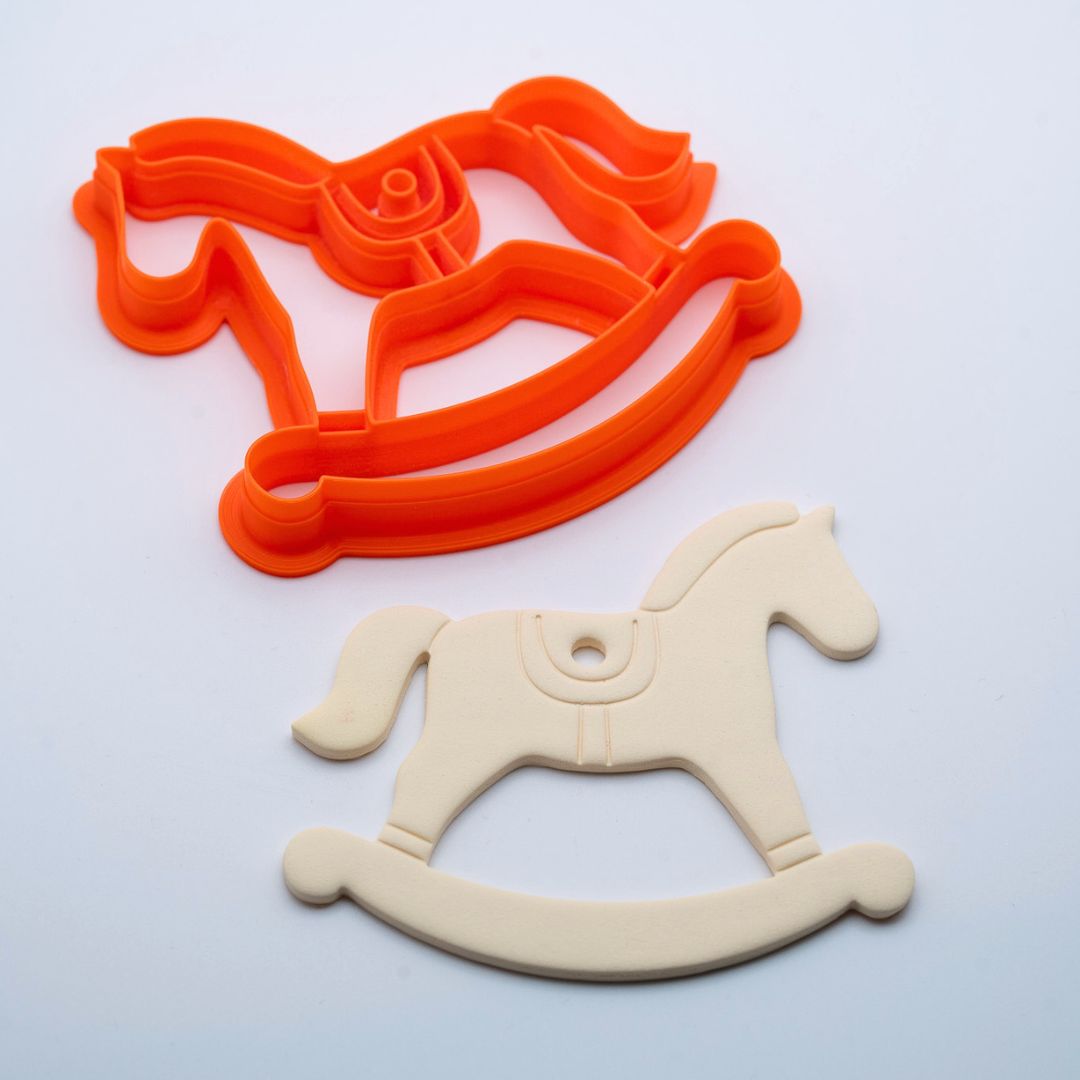 Emporte-pièce Cheval à bascule pour décoration