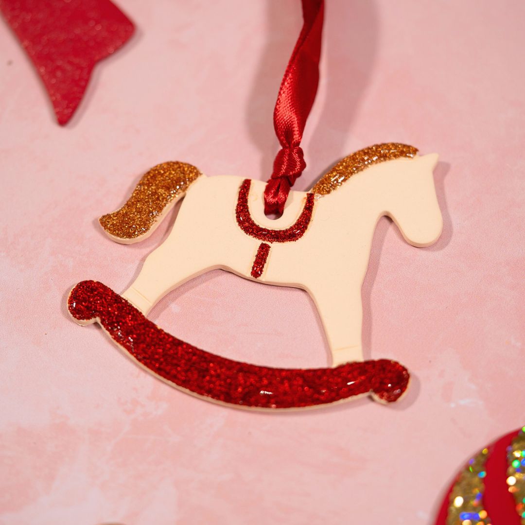 Emporte-pièce Cheval à bascule pour décoration