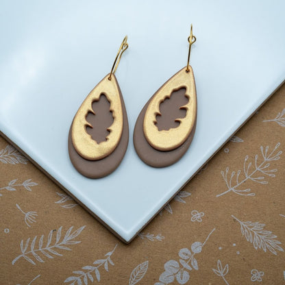 Emporte-pièces feuille d'automne ajourée (set de 3pcs)