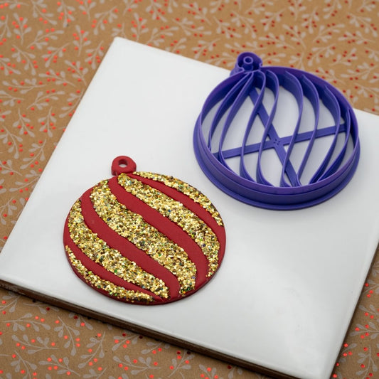 Emporte-pièce Boule de Noël détaillée pour décoration