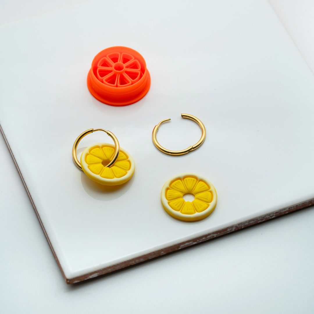 Emporte-pièce Rondelle Agrume pour créoles