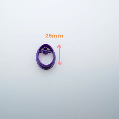 Emporte-pièce ovale interchangeable