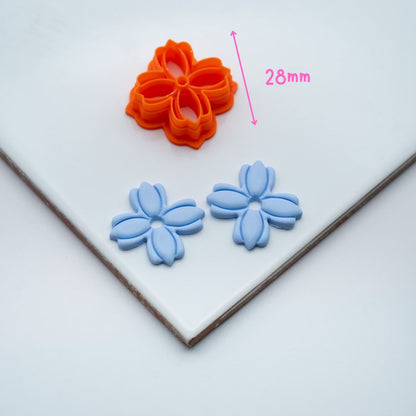 Emporte-pièce Fleur 4 pétales 26.17