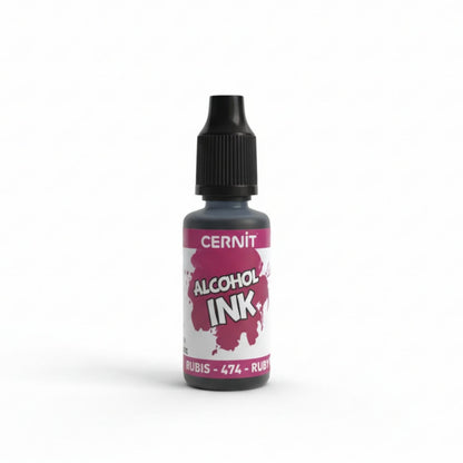 Encre à alcool - Alcohol Ink Cernit RUBIS (n°474) x20ml