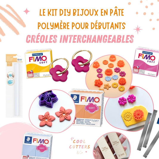 Kit débutant: CRÉOLES INTERCHANGEABLES