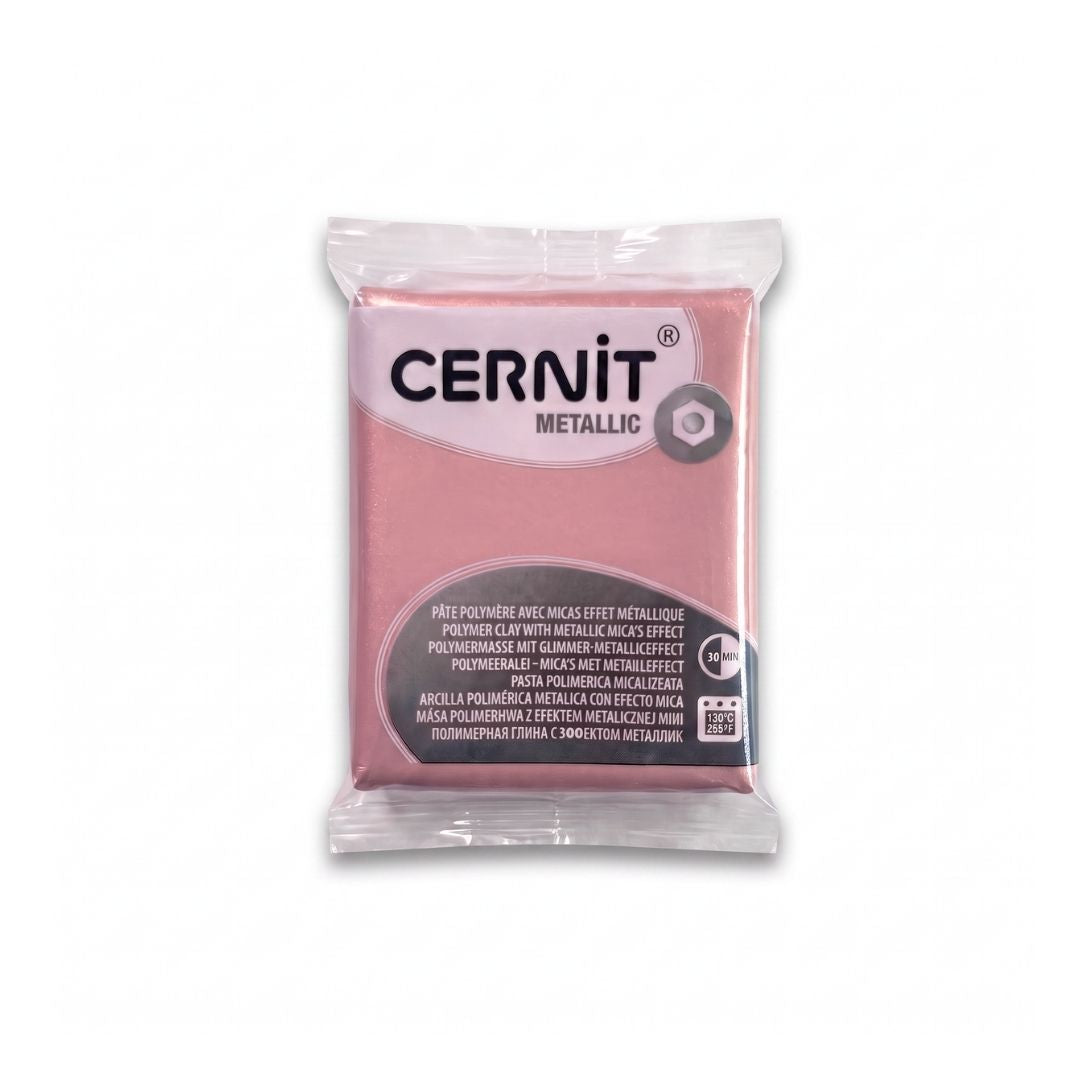 Pâte Cernit Metallic – Or Rose (n°52)