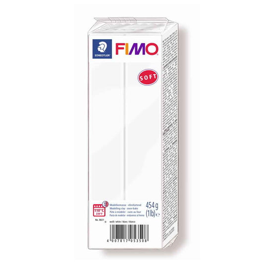 Pâte Fimo Soft 454g Blanc (n°0)