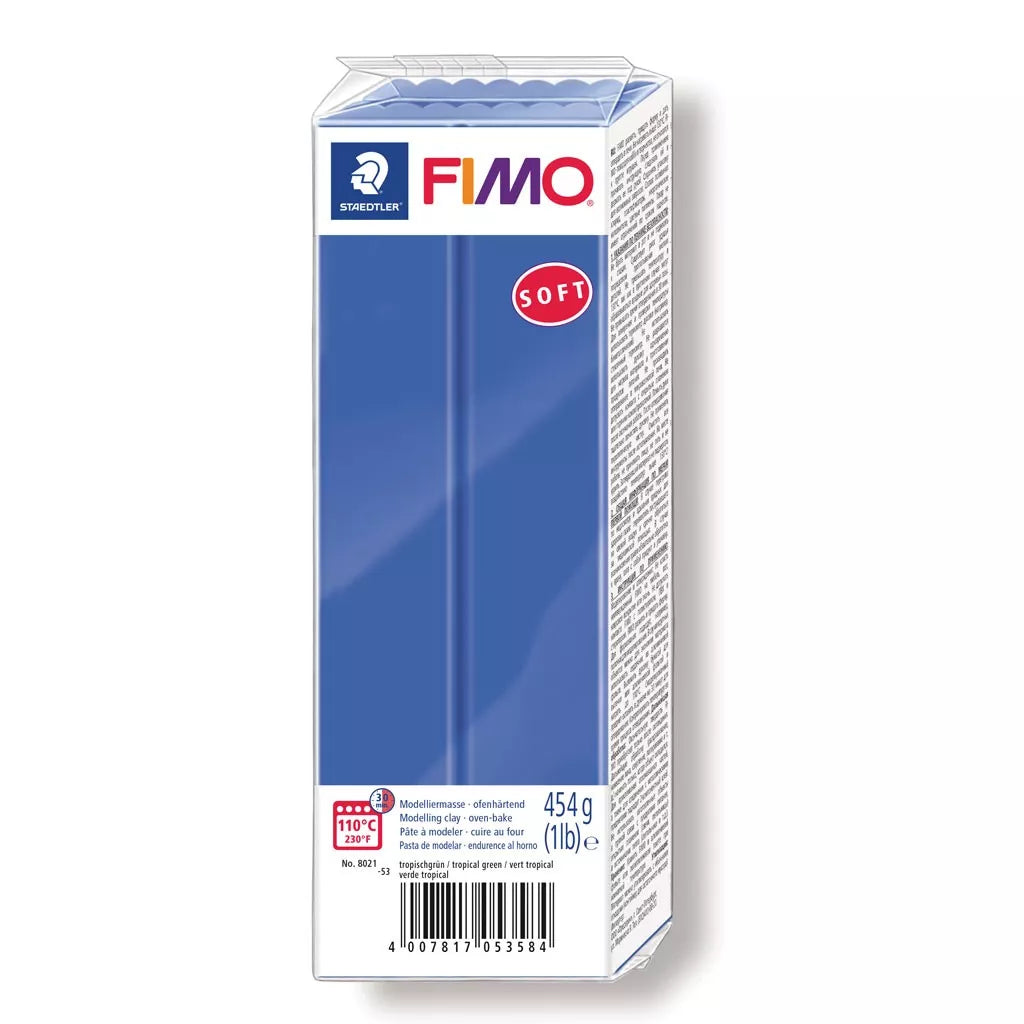 Pâte Fimo Soft 454g Bleu Brillant (n°33)