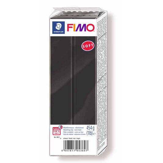 Pâte Fimo Soft 454g Noir (n°9)