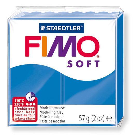 Pâte Fimo Soft 57g Bleu Pacifique (n°37)