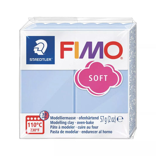 Pâte Fimo Soft 57g Bleu Sérénité (n°T31)