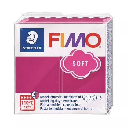 Pâte Fimo Soft 57g Fruits Rouges Givrés (n°T23)