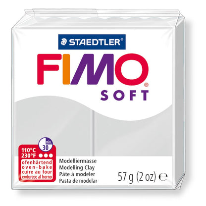 Pâte Fimo Soft 57g Gris Dauphin (n°80)