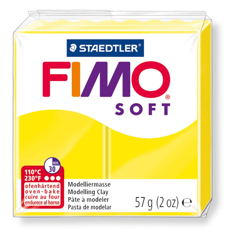 Pâte Fimo Soft 57g Citron (n°10)