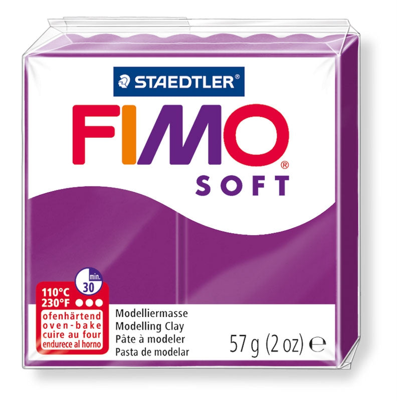 Pâte Fimo Soft 57g Pourpre (n°61)