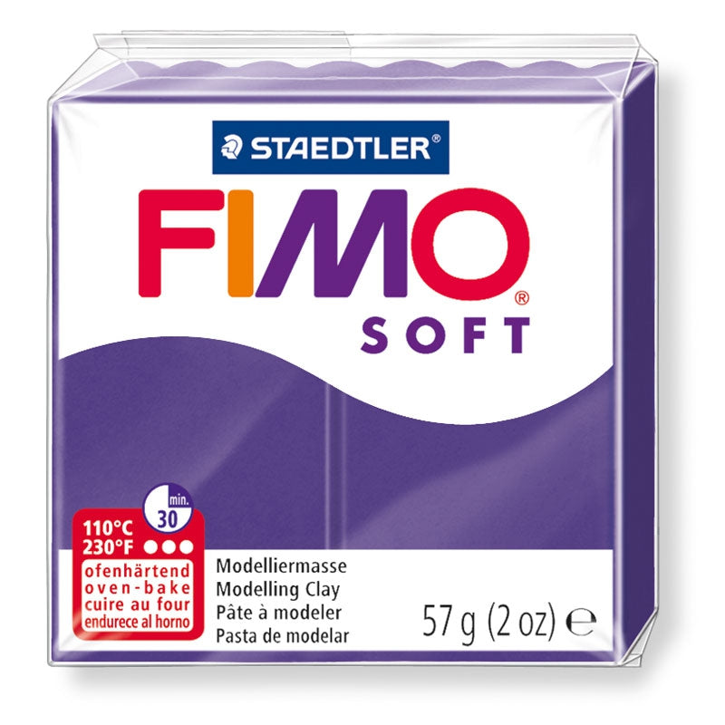 Pâte Fimo Soft 57g Prune (n°63)