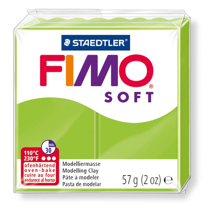 Pâte Fimo Soft 57g Vert Pomme (n°50)