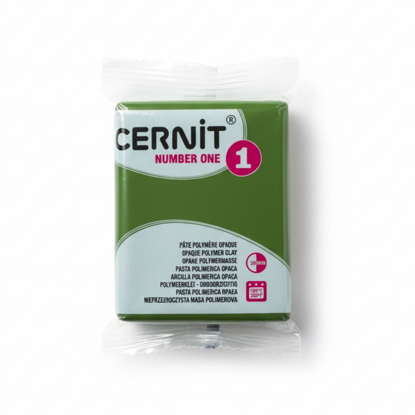 Pâte Cernit Number One – Olive (n°645)