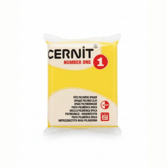 Pâte Cernit Number One – Jaune (n°700)