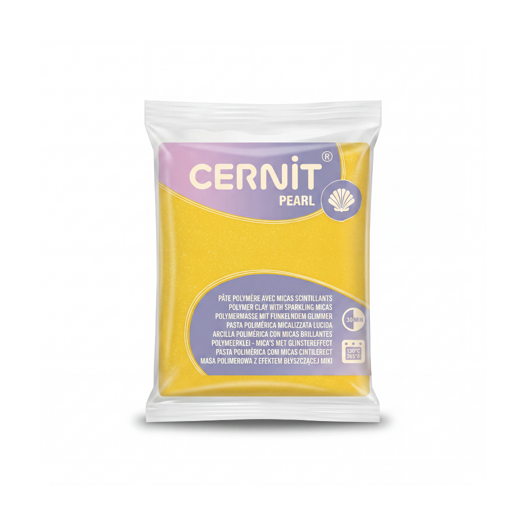 Pâte Cernit Pearl – Jaune (n°700)