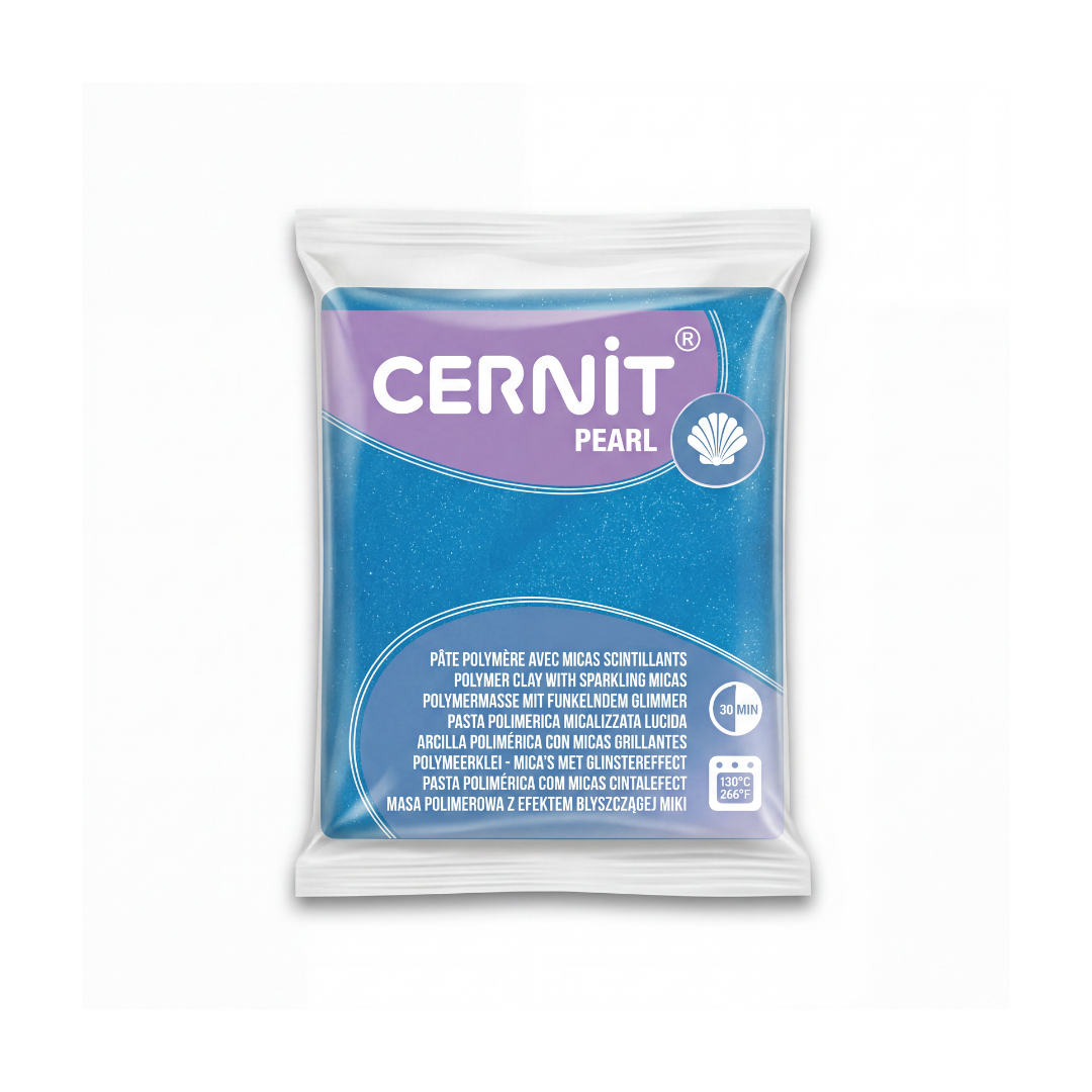 Pâte Cernit Pearl – Bleu (n°200)