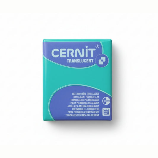 Pâte Cernit Translucent 56g - Emeraude (n°620)