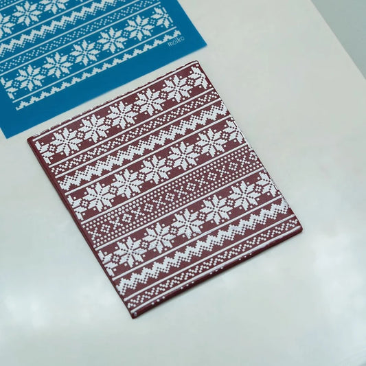 Silkscreen Motif Noël