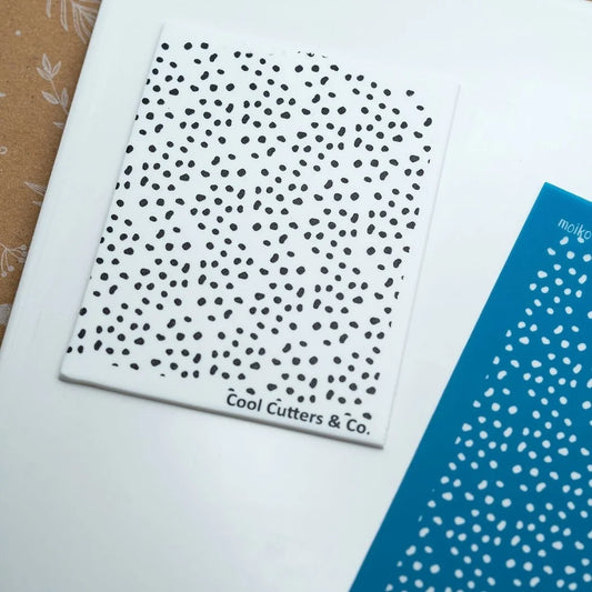 Silkscreen pois irréguliers