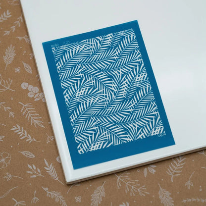 Silkscreen Feuilles tropicales