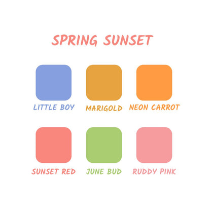 SPRING SUNSET - RECETTE COULEURS FIMO SOFT