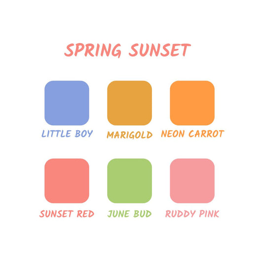 SPRING SUNSET - RECETTE COULEURS FIMO SOFT