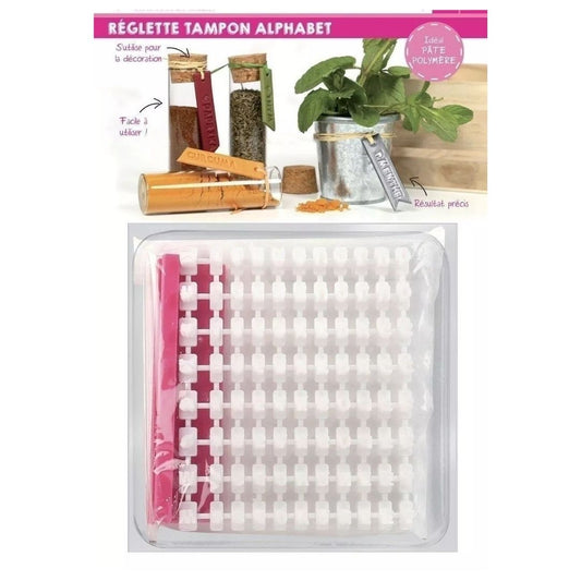 Réglette Tampon Alphabet